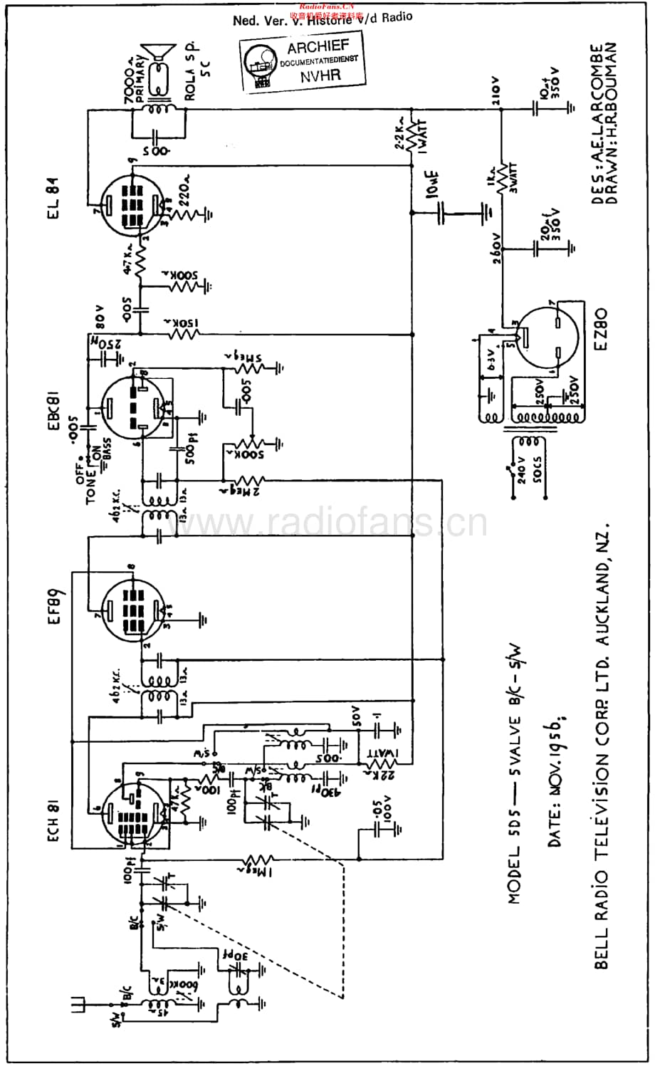 Bell_5D5维修电路原理图.pdf_第1页