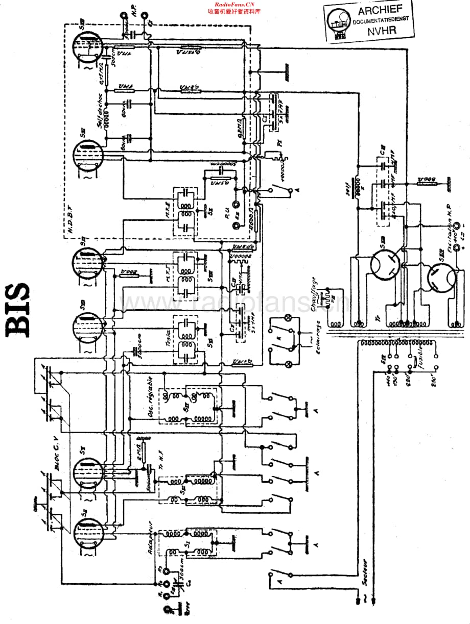 BisRadio_SuperSecteurVI维修电路原理图.pdf_第1页