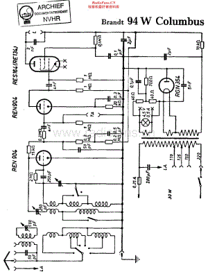 Brandt_94W维修电路原理图.pdf