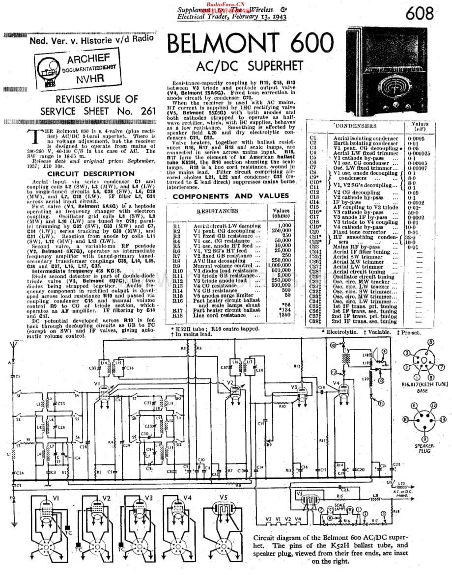 Belmont_600维修电路原理图.pdf_第1页