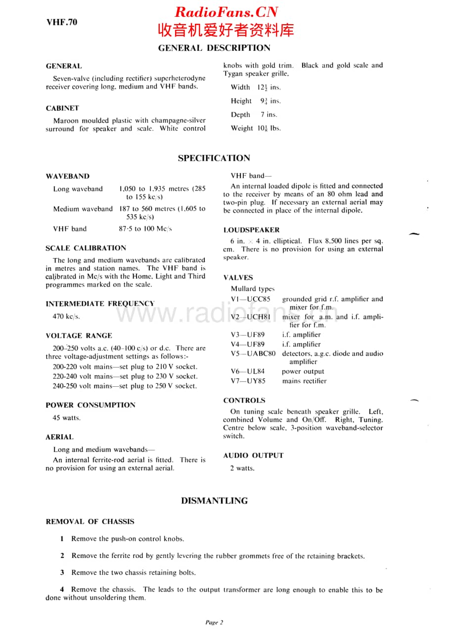 Bush_VHF70维修电路原理图.pdf_第2页