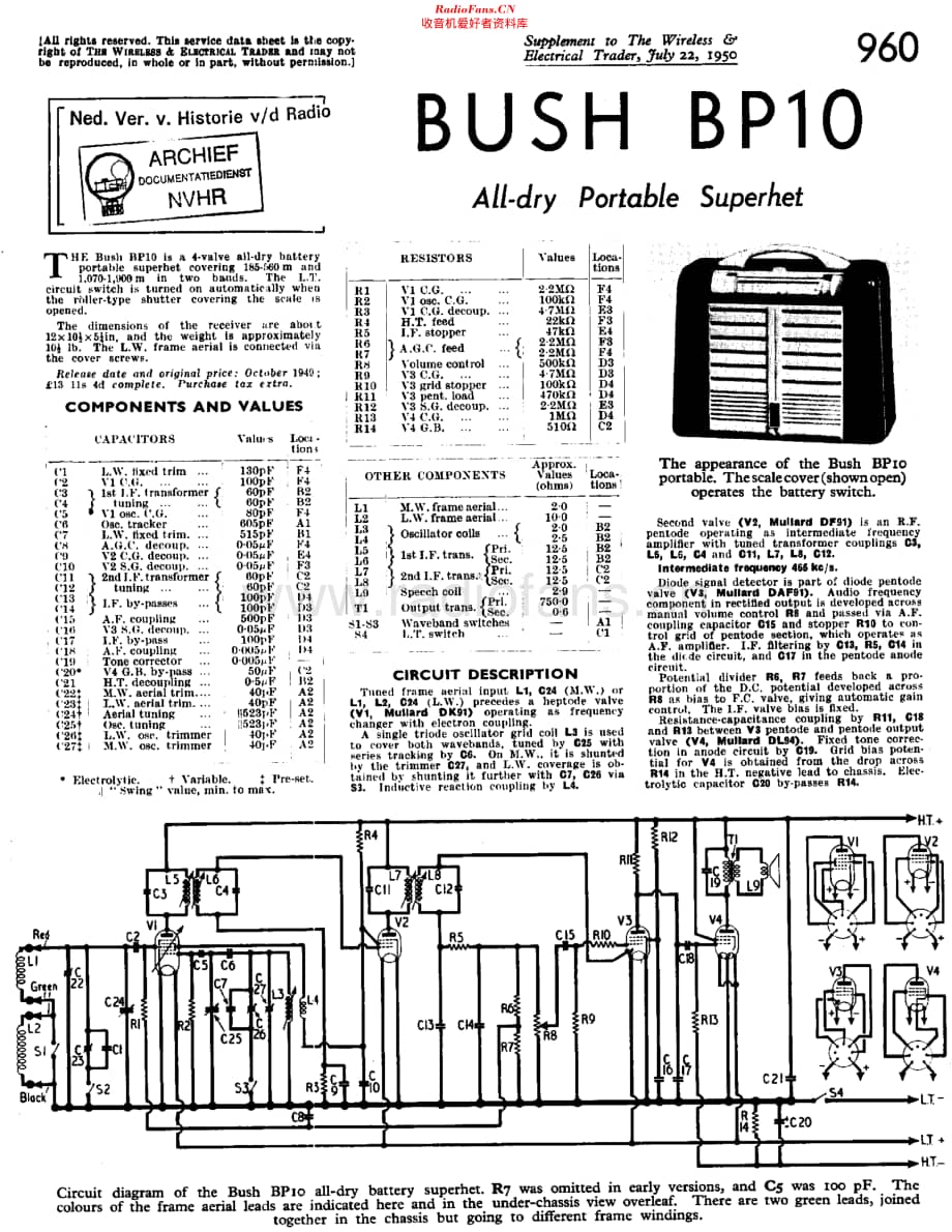 Bush_BP10维修电路原理图.pdf_第1页