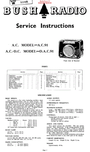 Bush_AC91维修电路原理图.pdf