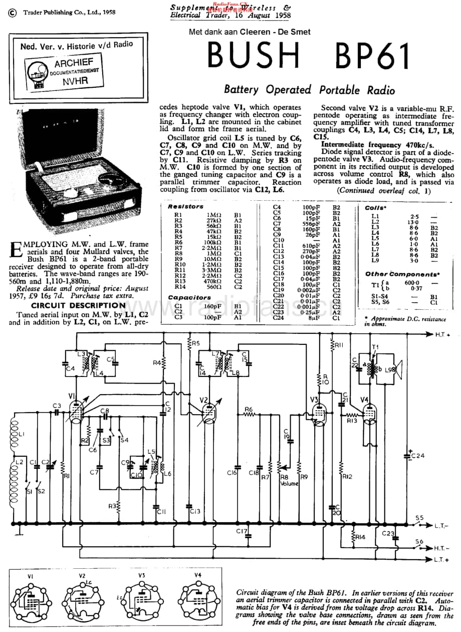 Bush_BP61维修电路原理图.pdf_第1页