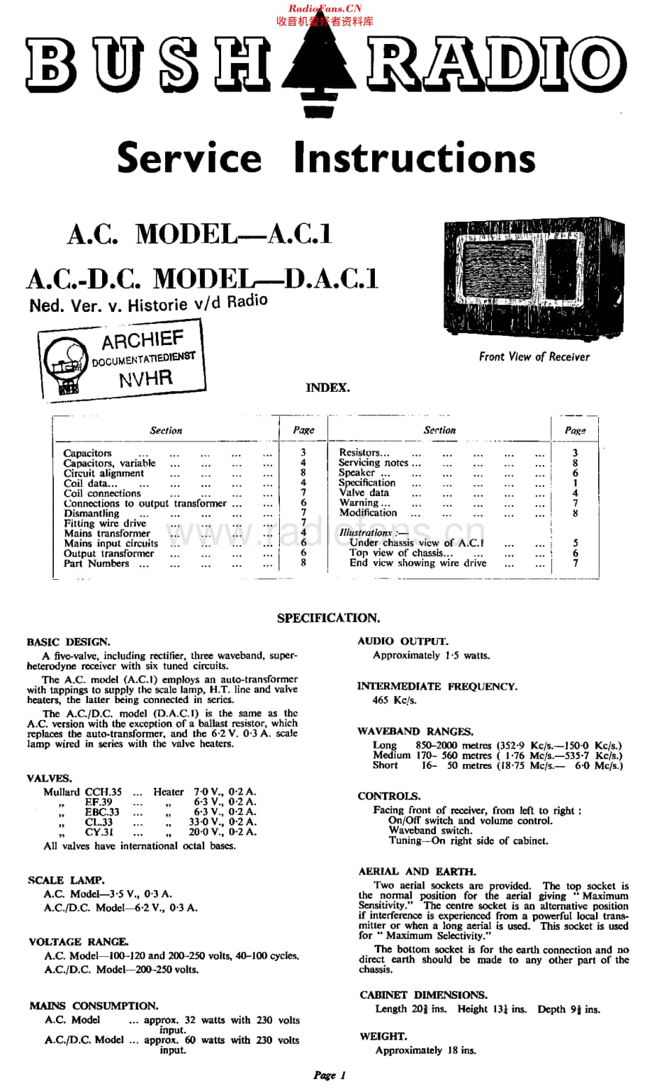 Bush_AC1维修电路原理图.pdf_第1页