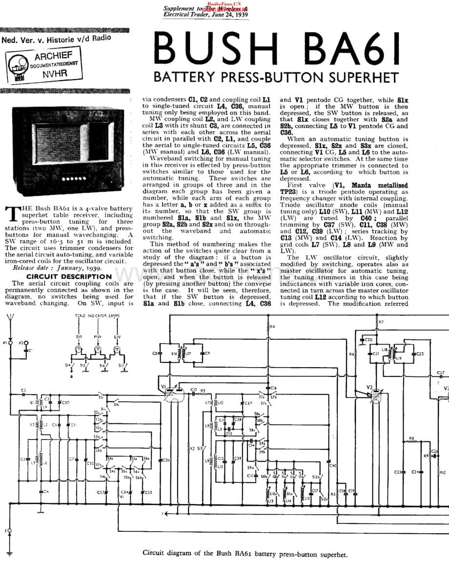 Bush_BA61维修电路原理图.pdf_第1页