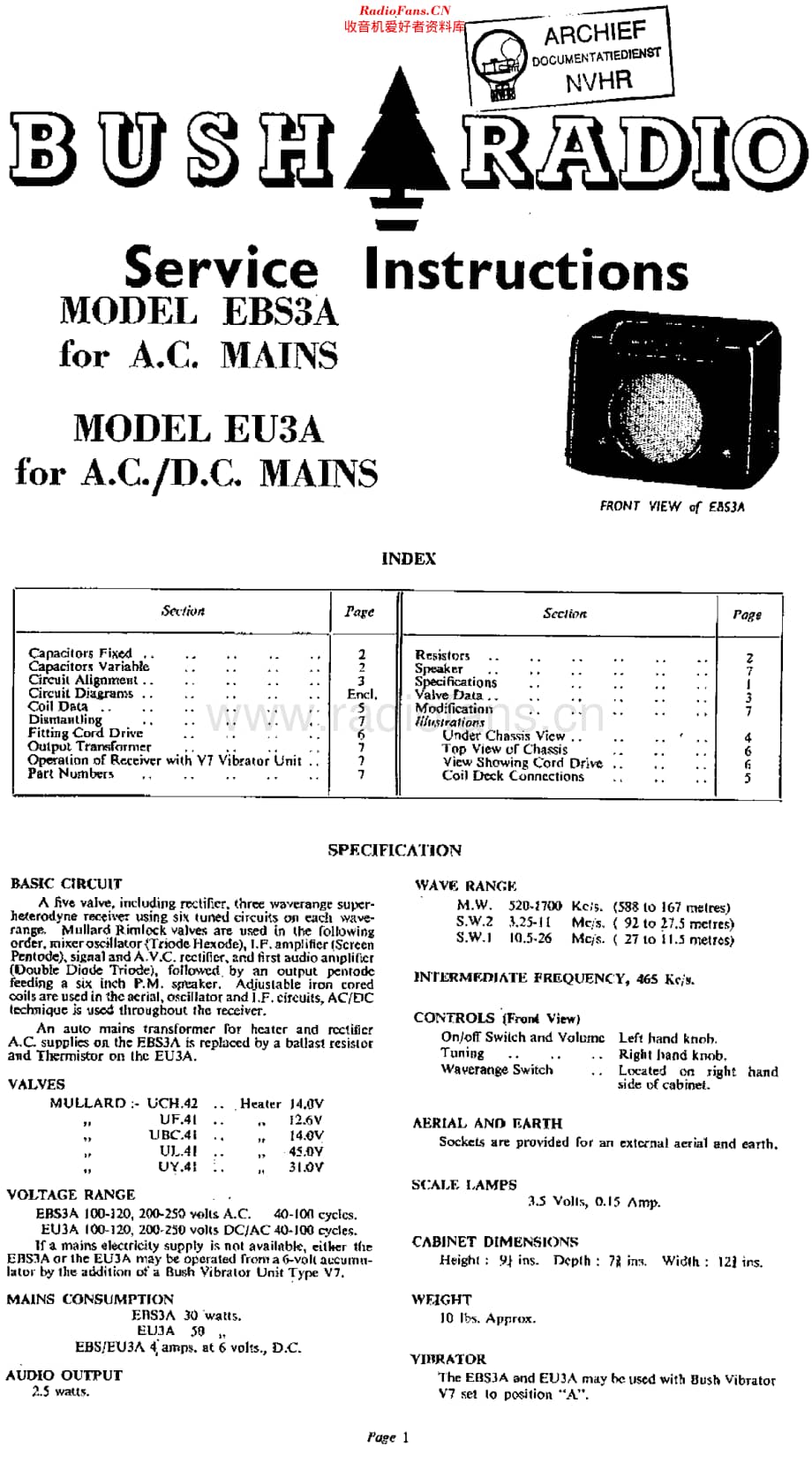 Bush_EBS3A维修电路原理图.pdf_第1页