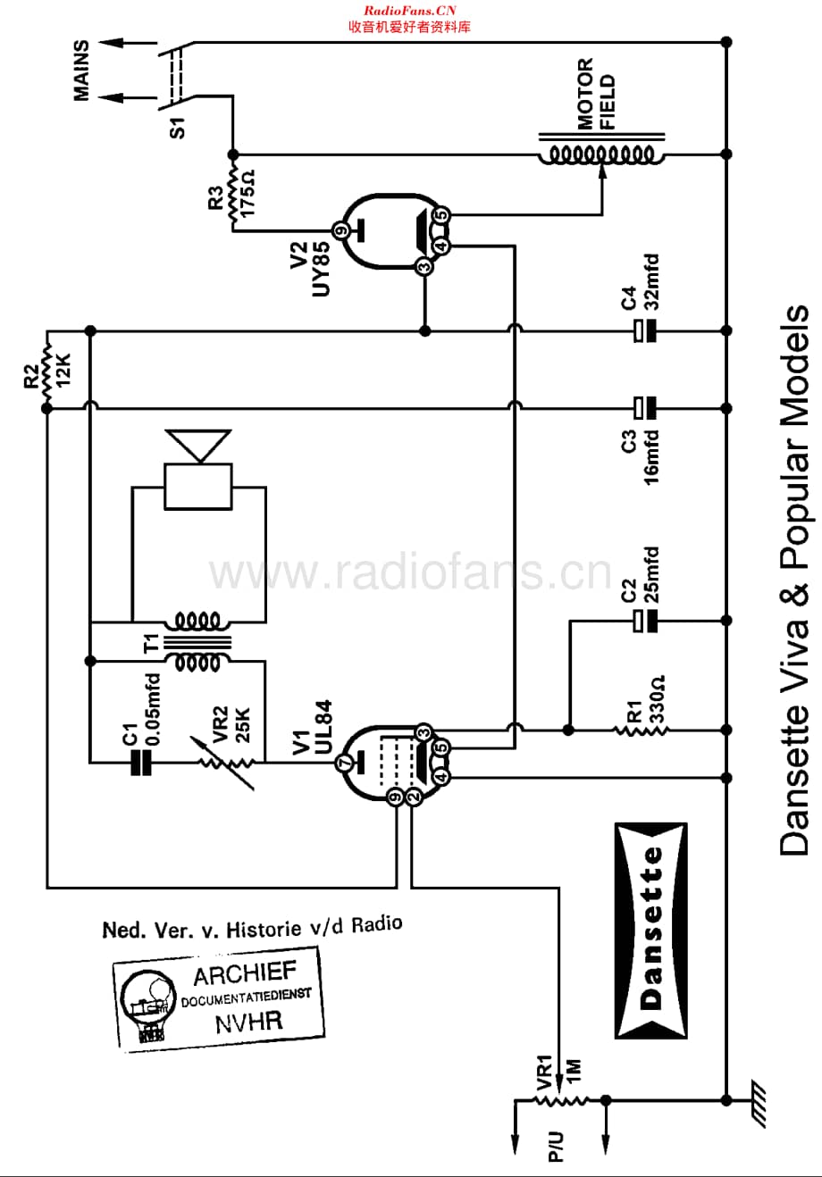 Dansette_Popular维修电路原理图.pdf_第1页