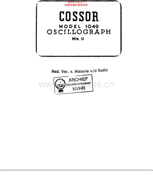 Cossor_1049MkII维修电路原理图.pdf