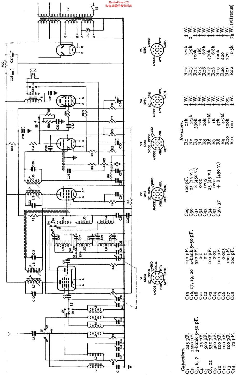 Cossor_470AC维修电路原理图.pdf_第2页