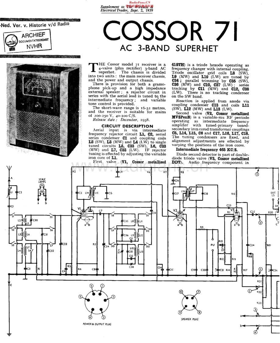 Cossor_71维修电路原理图.pdf_第1页