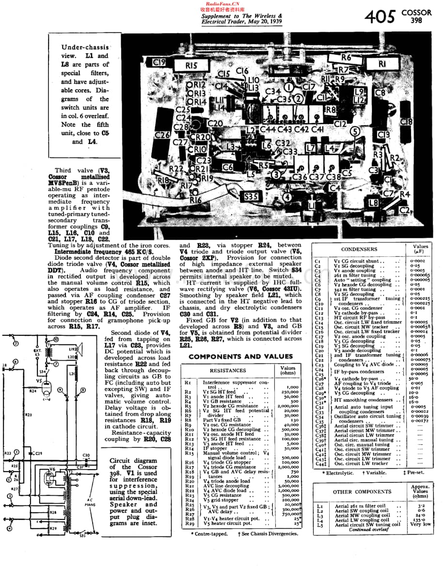 Cossor_398维修电路原理图.pdf_第2页