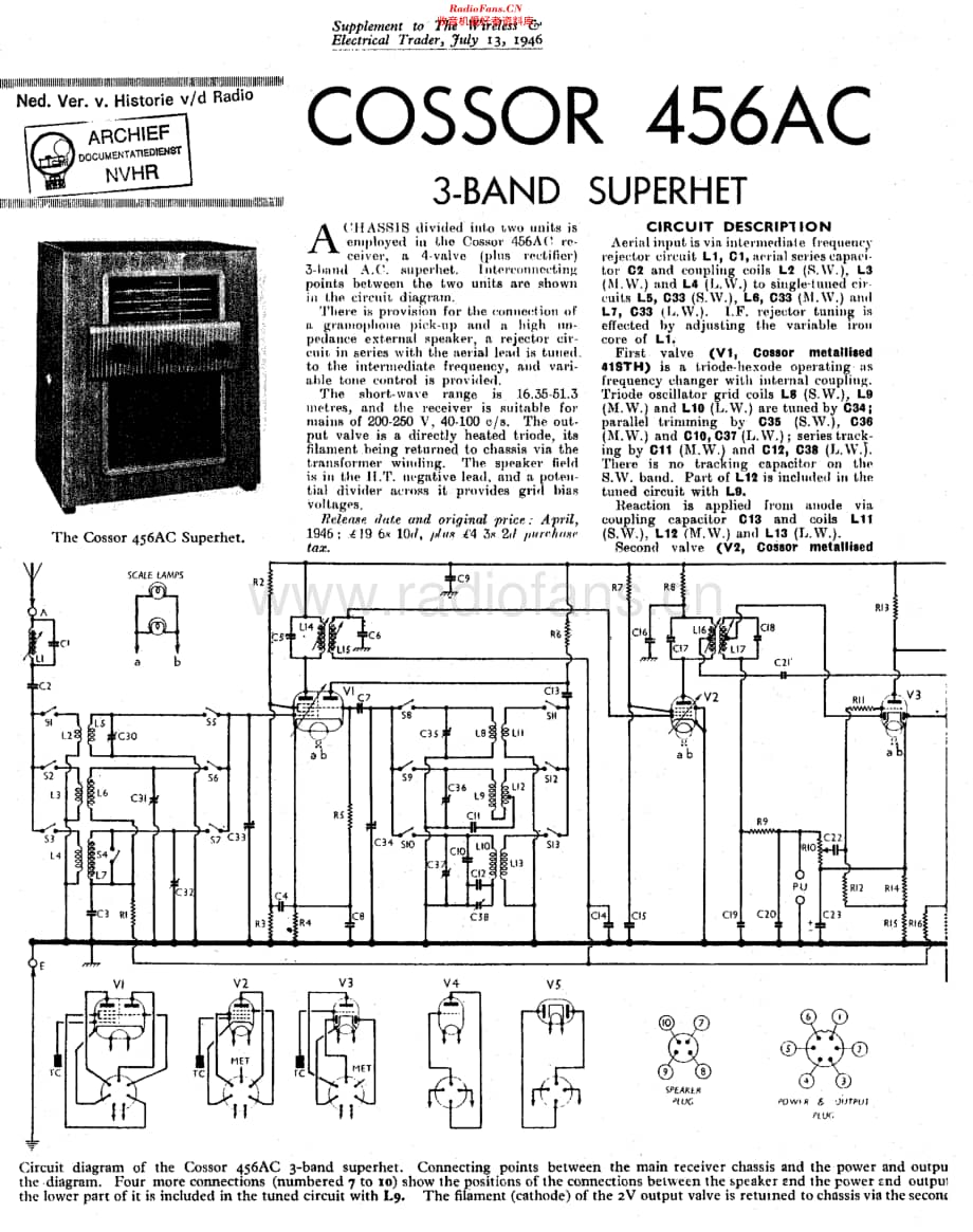 Cossor_456维修电路原理图.pdf_第1页