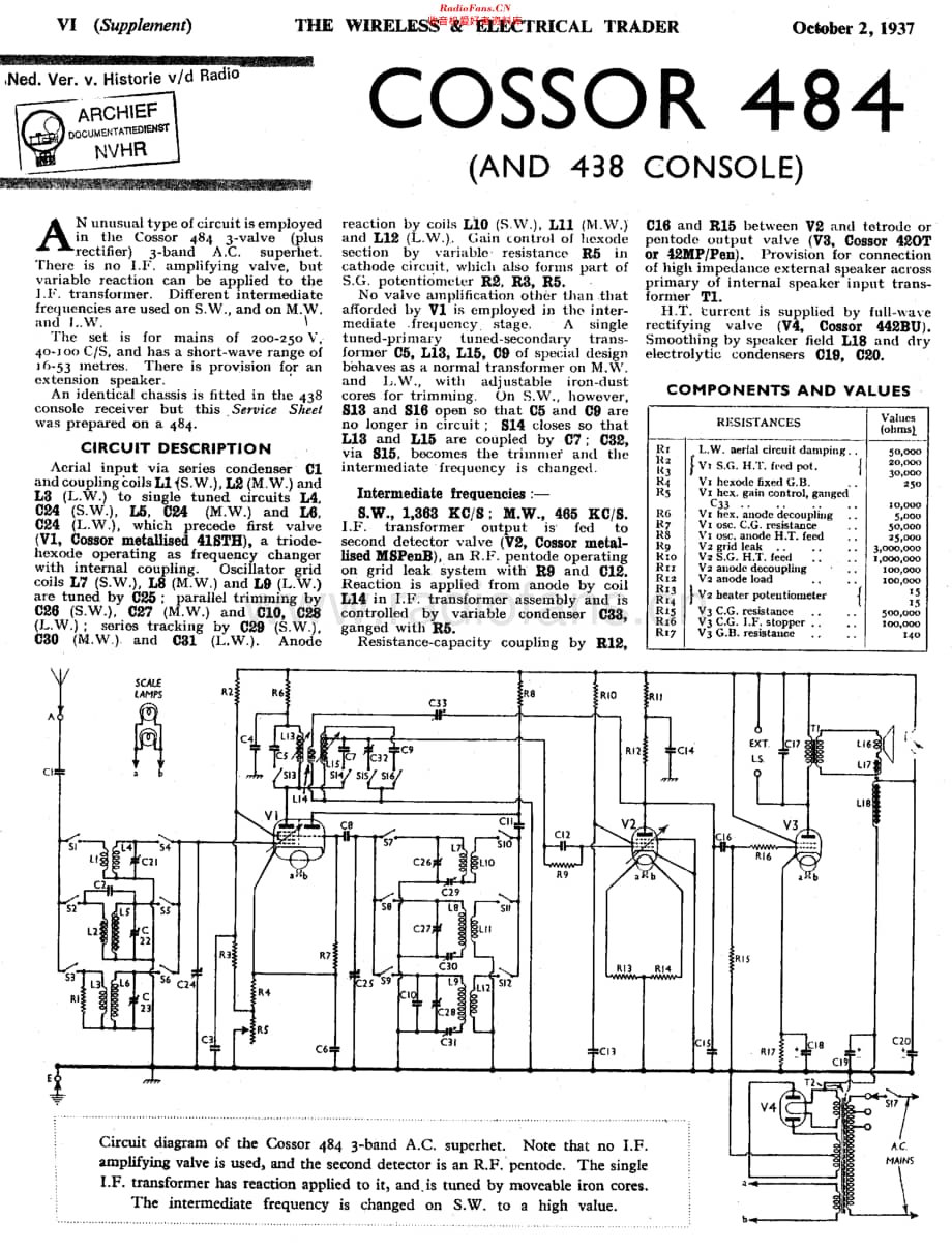 Cossor_484维修电路原理图.pdf_第1页