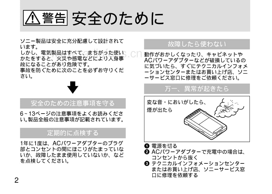 SONY_icf530v[1].PDF_第2页