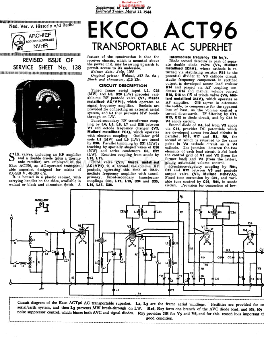 Ekco_ACT96维修电路原理图.pdf_第1页