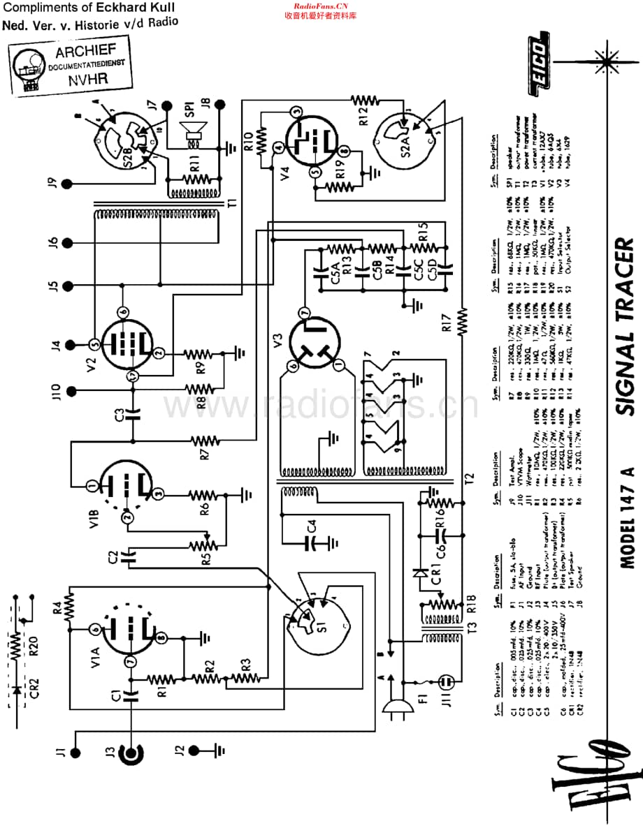 Eico_147A维修电路原理图.pdf_第1页