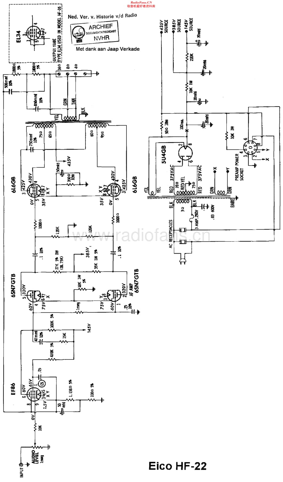 Eico_HF22维修电路原理图.pdf_第1页