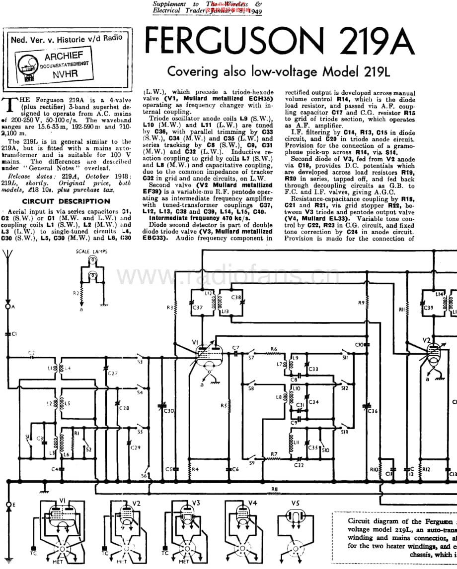 Ferguson_219A维修电路原理图.pdf_第1页