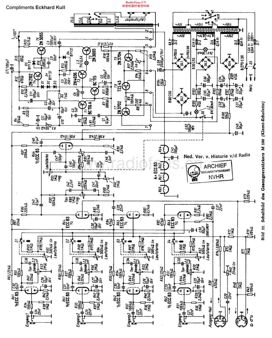 Echolette_M100维修电路原理图.pdf_第1页