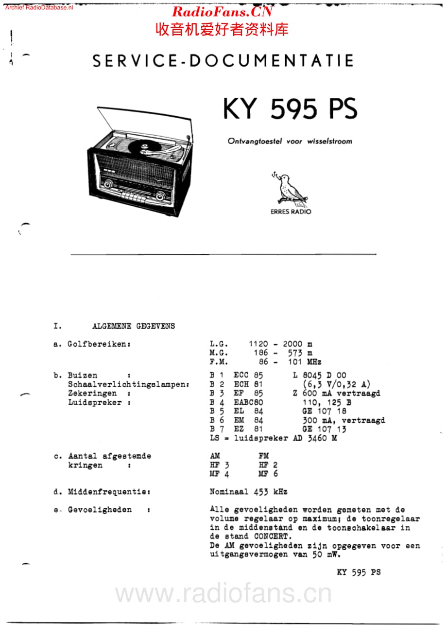 Erres_KY595PS维修电路原理图.pdf_第1页