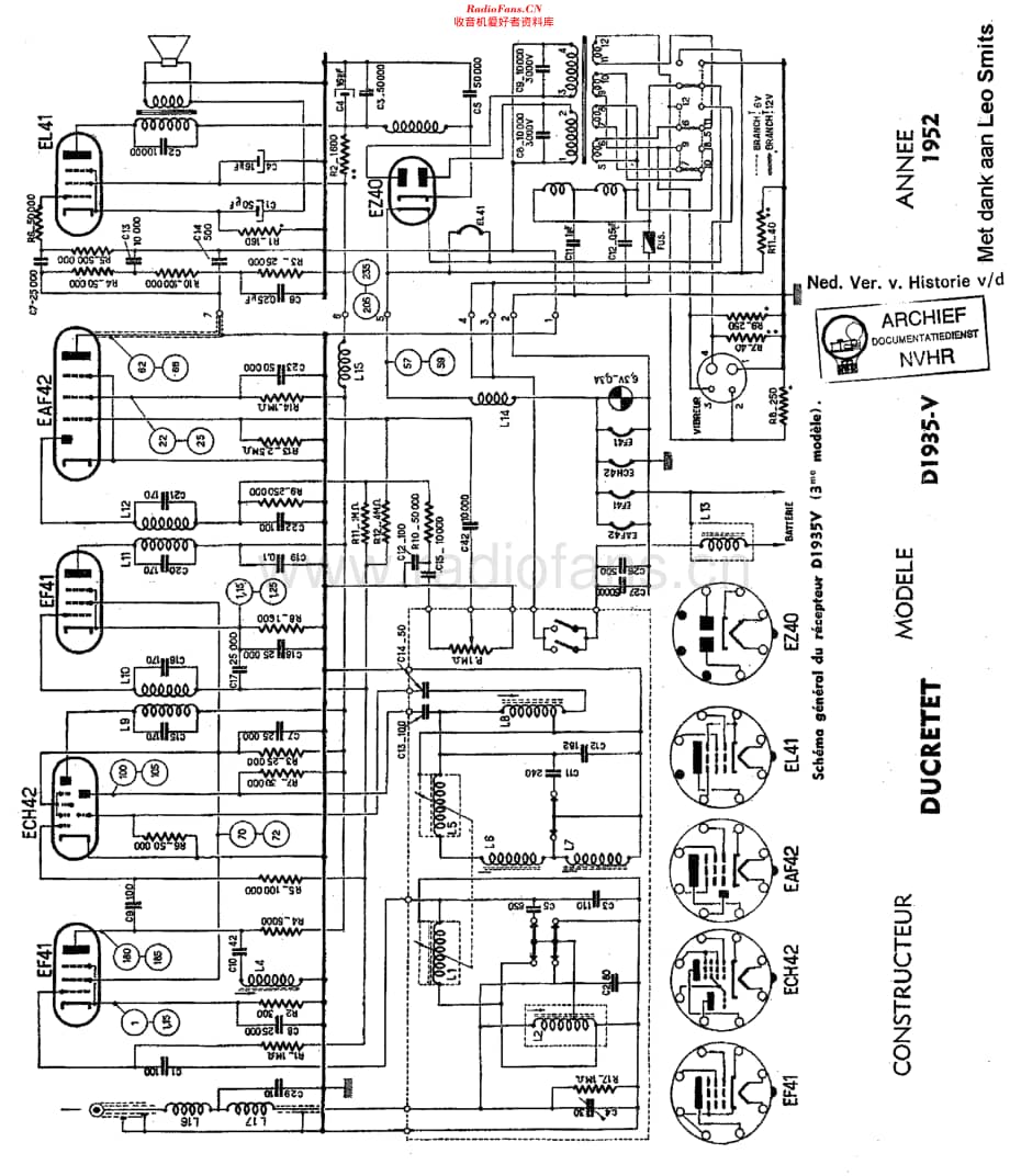 Ducretet_D1935V维修电路原理图.pdf_第1页