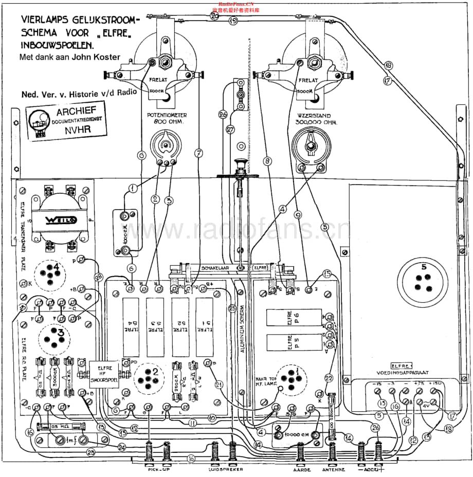 Elfre_4LampsGelijkstroom维修电路原理图.pdf_第1页