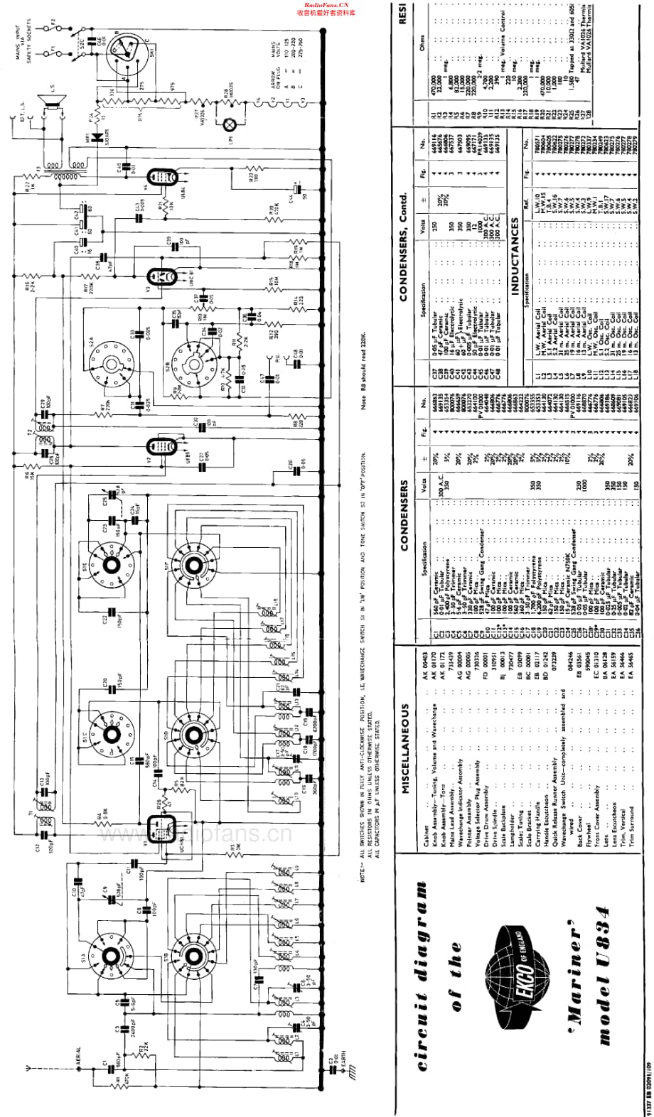 Ekco_U834维修电路原理图.pdf_第2页