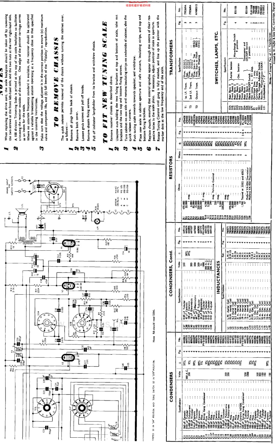 Ekco_U834维修电路原理图.pdf_第3页