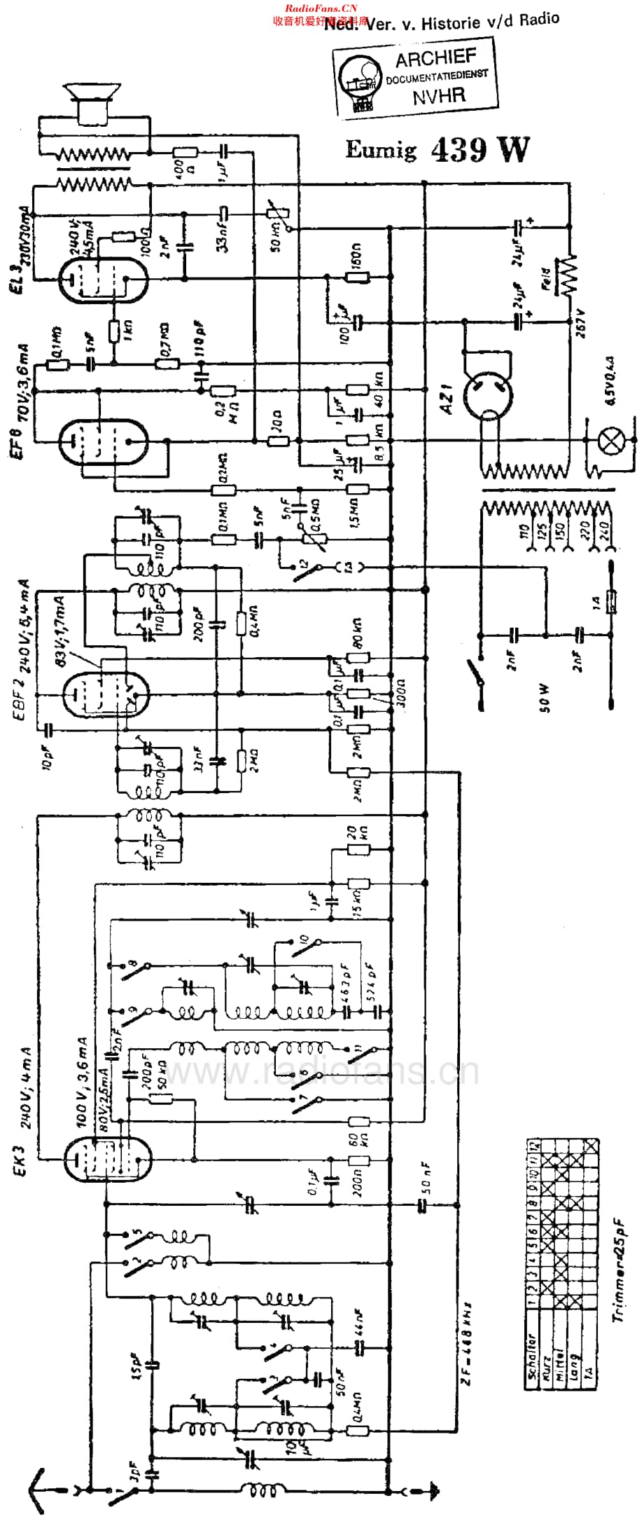 Eumig_439W维修电路原理图.pdf_第2页