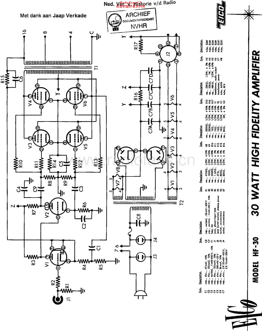 Eico_HF30维修电路原理图.pdf_第1页