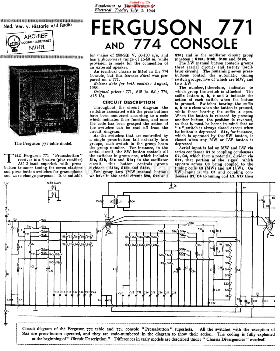 Ferguson_771维修电路原理图.pdf_第1页