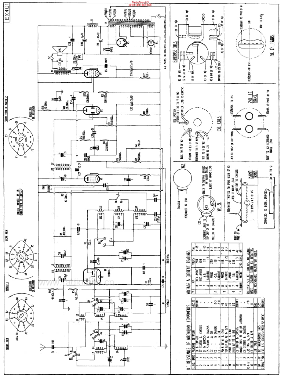 Ekco_EX401维修电路原理图.pdf_第2页