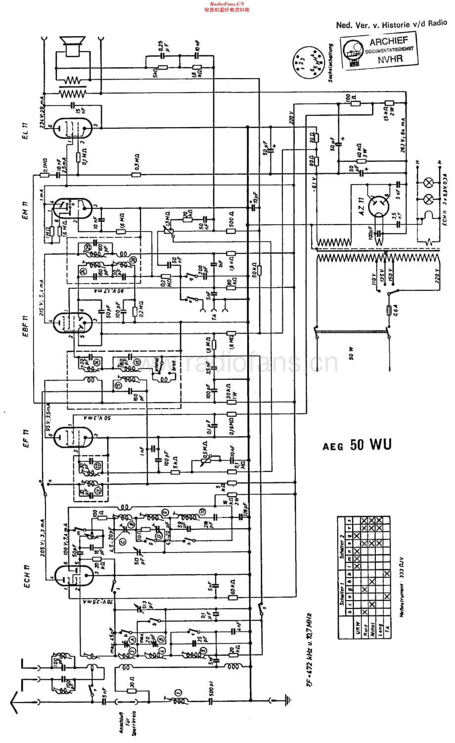 AEG_50WU维修电路原理图.pdf_第1页