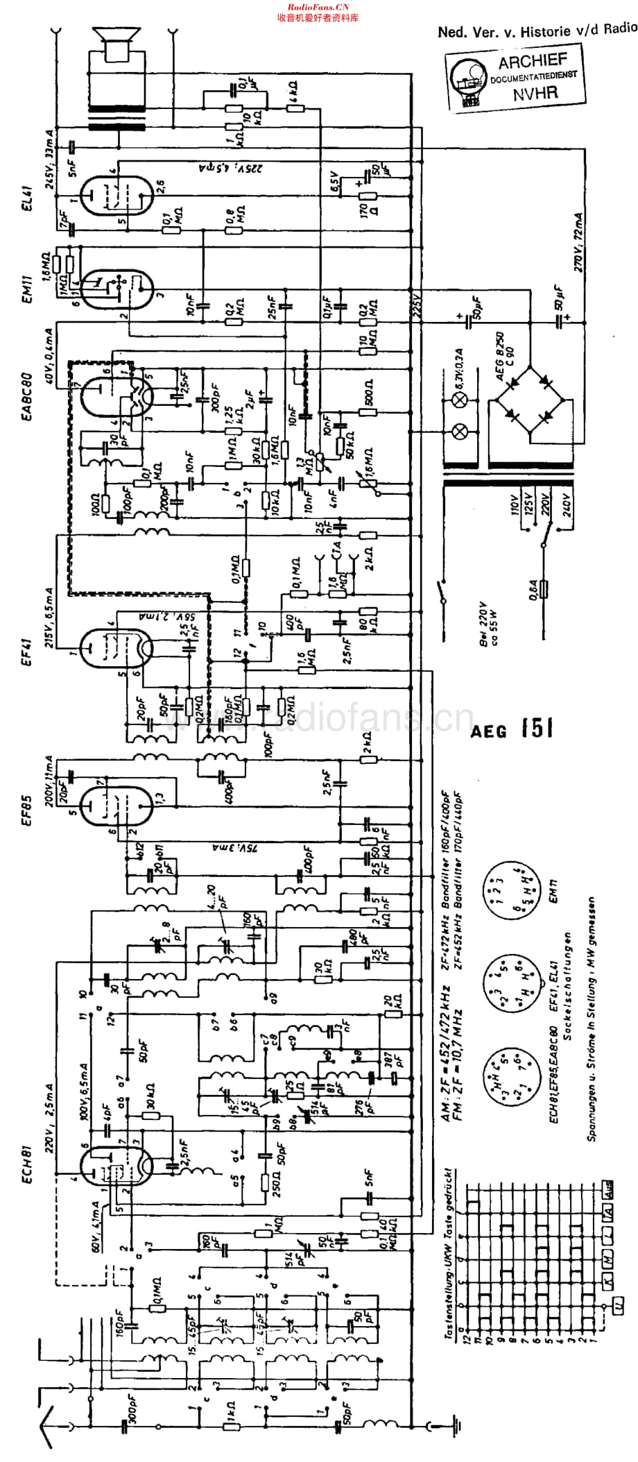 AEG_151维修电路原理图.pdf_第1页