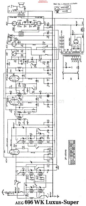 AEG_696WK维修电路原理图.pdf