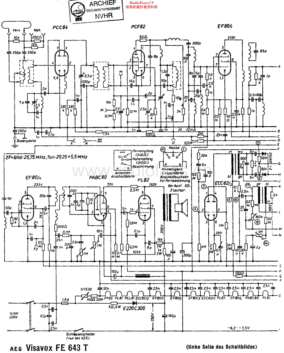 AEG_FE643T维修电路原理图.pdf_第1页