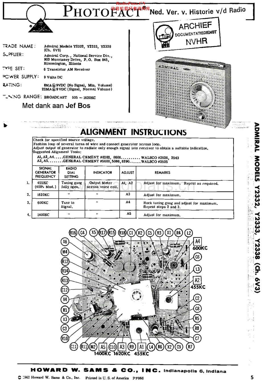 Admiral_Y2332维修电路原理图.pdf_第1页