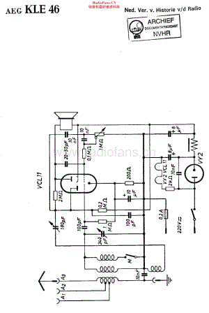 AEG_KLE46维修电路原理图.pdf
