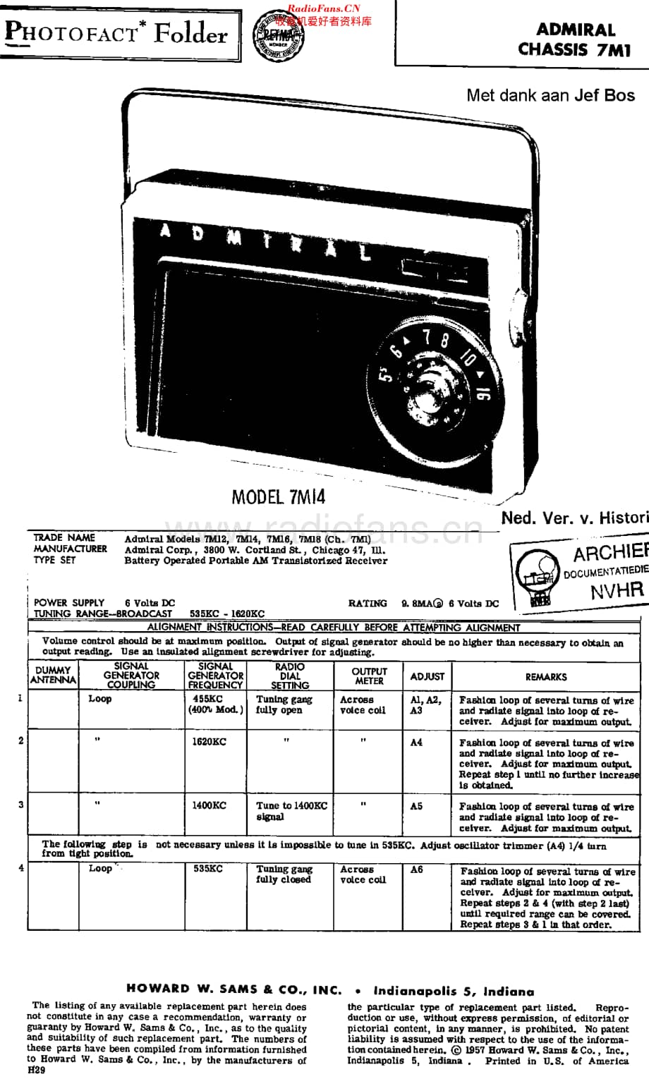 Admiral_7M12维修电路原理图.pdf_第1页