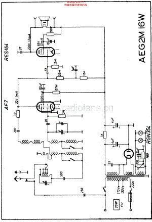 AEG_2M16W维修电路原理图.pdf