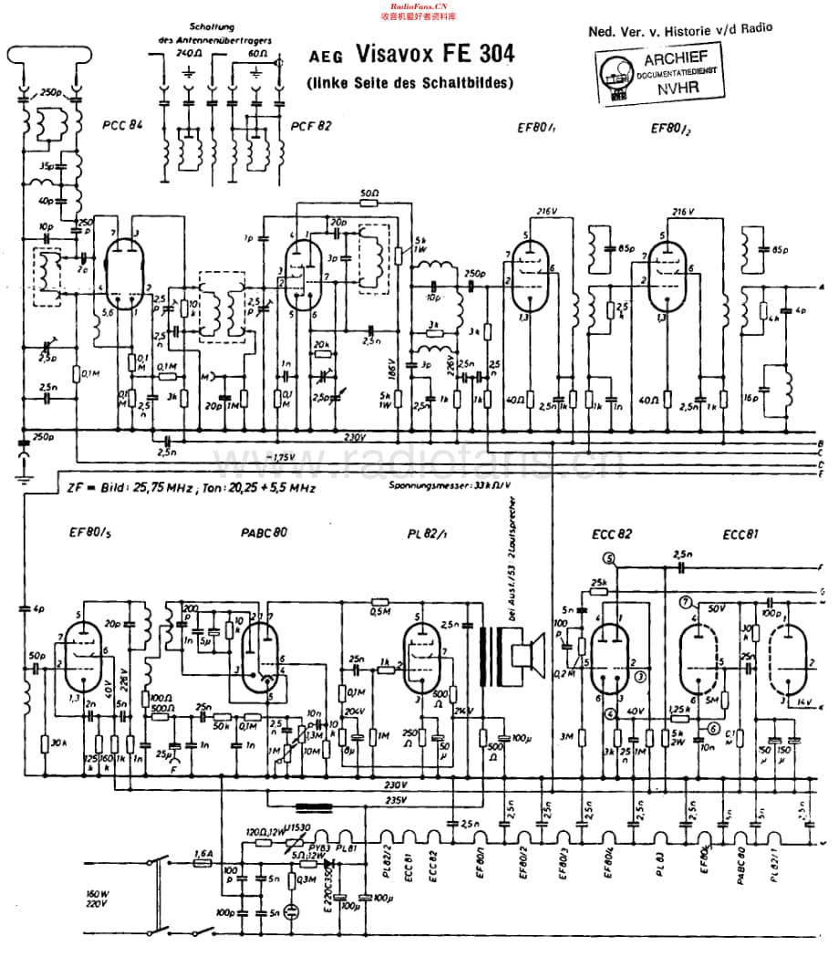 AEG_FE304T维修电路原理图.pdf_第1页