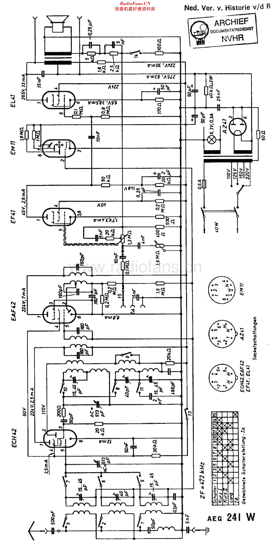 AEG_241W维修电路原理图.pdf_第1页