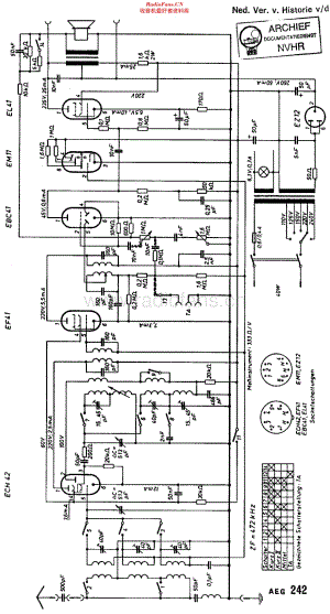 AEG_242维修电路原理图.pdf
