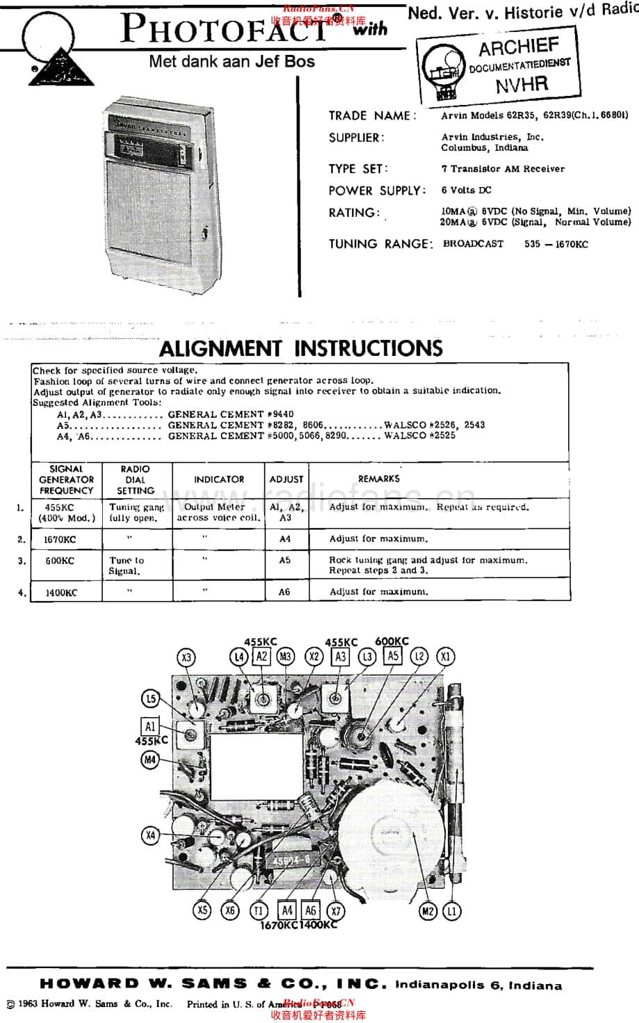 Arvin_62R35维修电路原理图.pdf_第1页