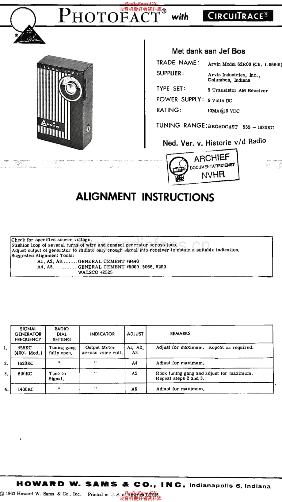 Arvin_62R09维修电路原理图.pdf_第1页