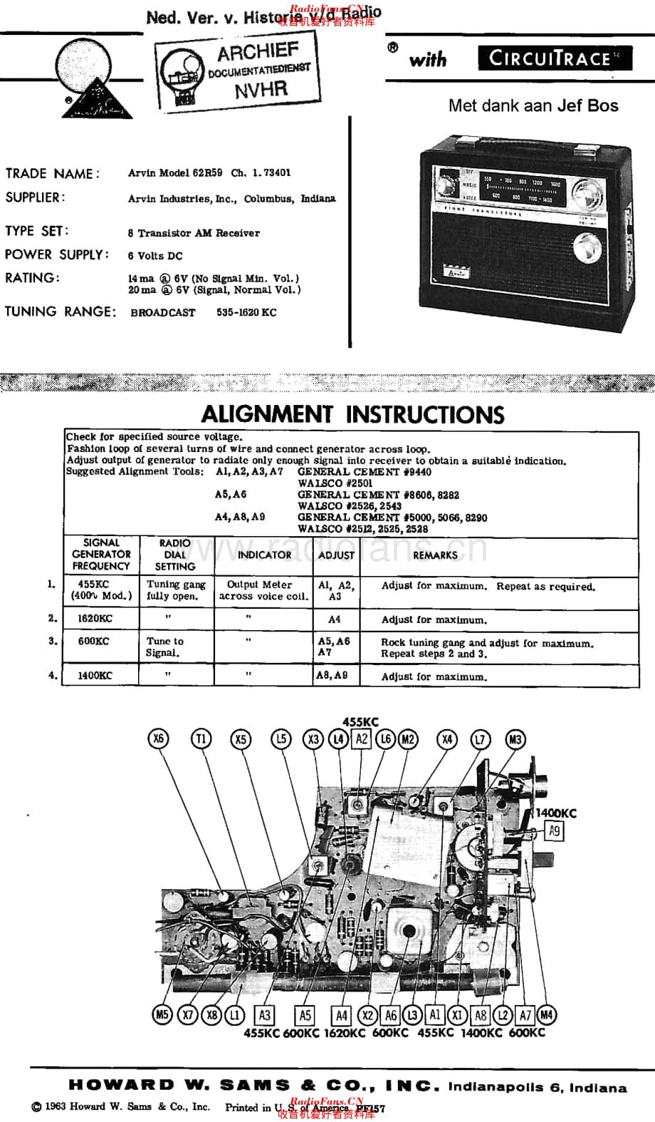 Arvin_62R59维修电路原理图.pdf_第1页