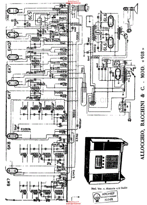 AllocchioBacchini_918G维修电路原理图.pdf