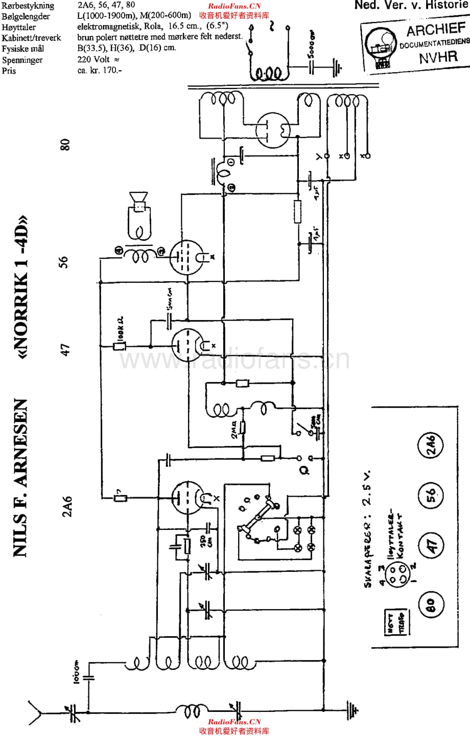 Arnesen_1-4D维修电路原理图.pdf_第1页