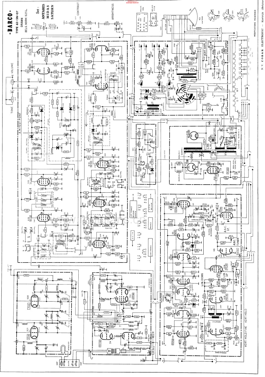 Barco_Saturn维修电路原理图.pdf_第3页